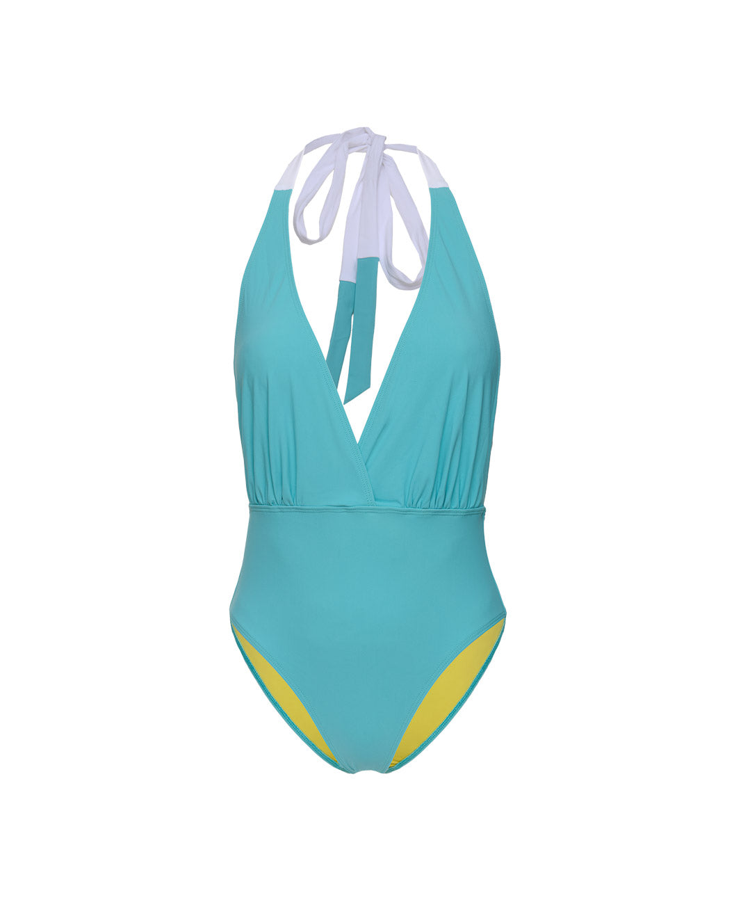 Maillot de bain une pièce Rivage bleu givré