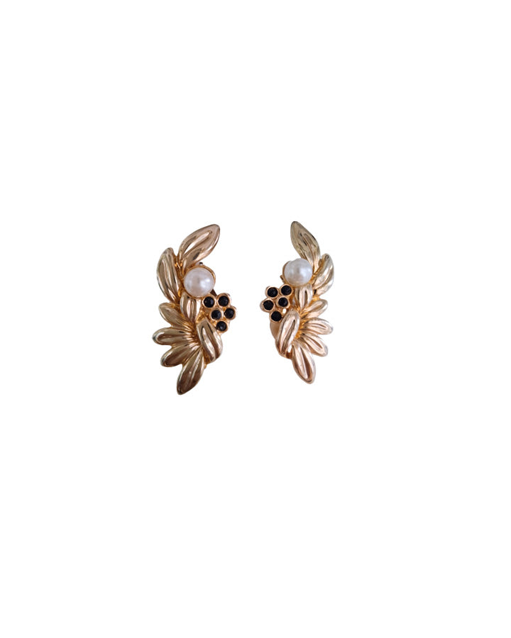 Boucles d'oreilles feuilles