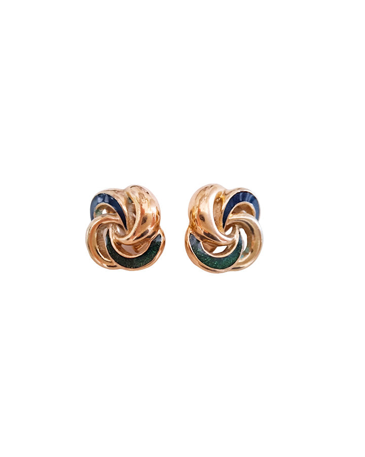 Boucles d'oreilles en métal doré
