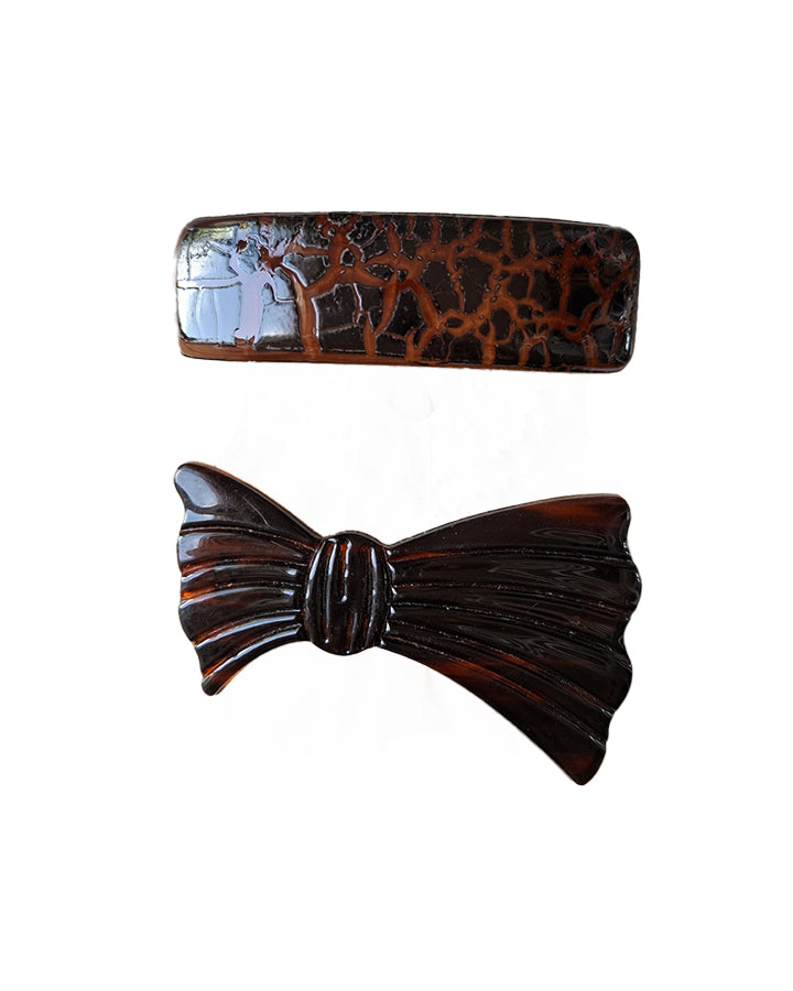 Barrettes 70's Made In France