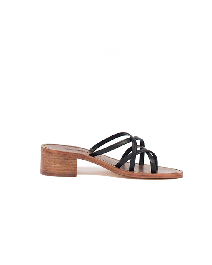 Sandal Mule Seppia Black