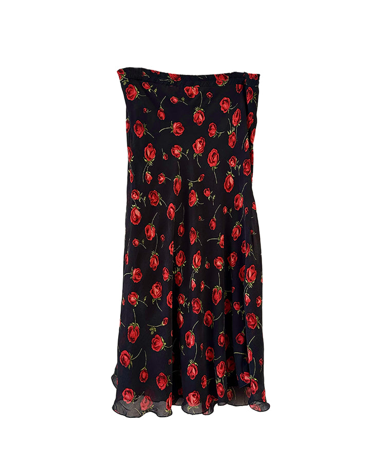 Jupe longue à fleurs