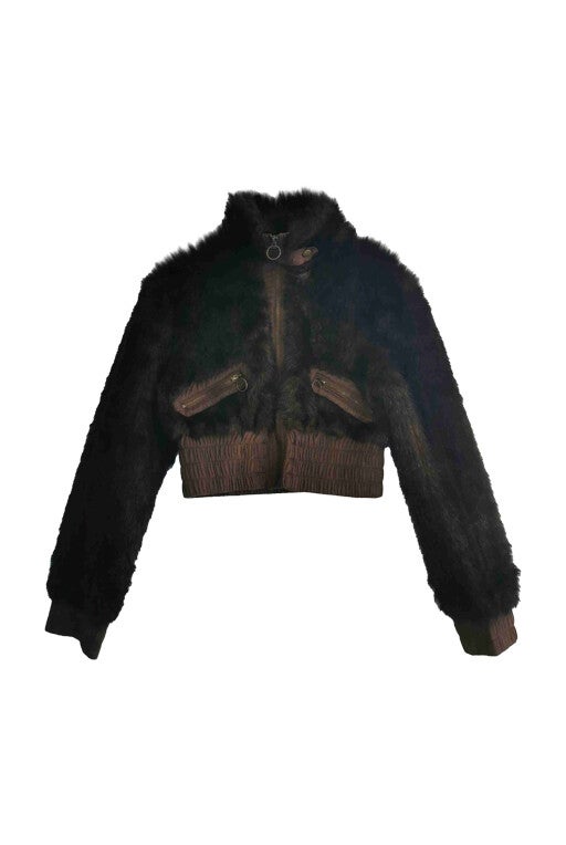 Veste en fausse fourrure