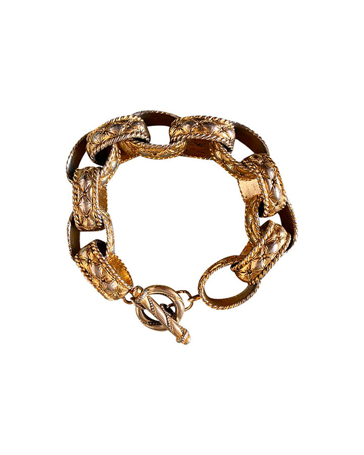 80's gold bracelet