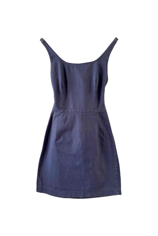 Denim mini dress