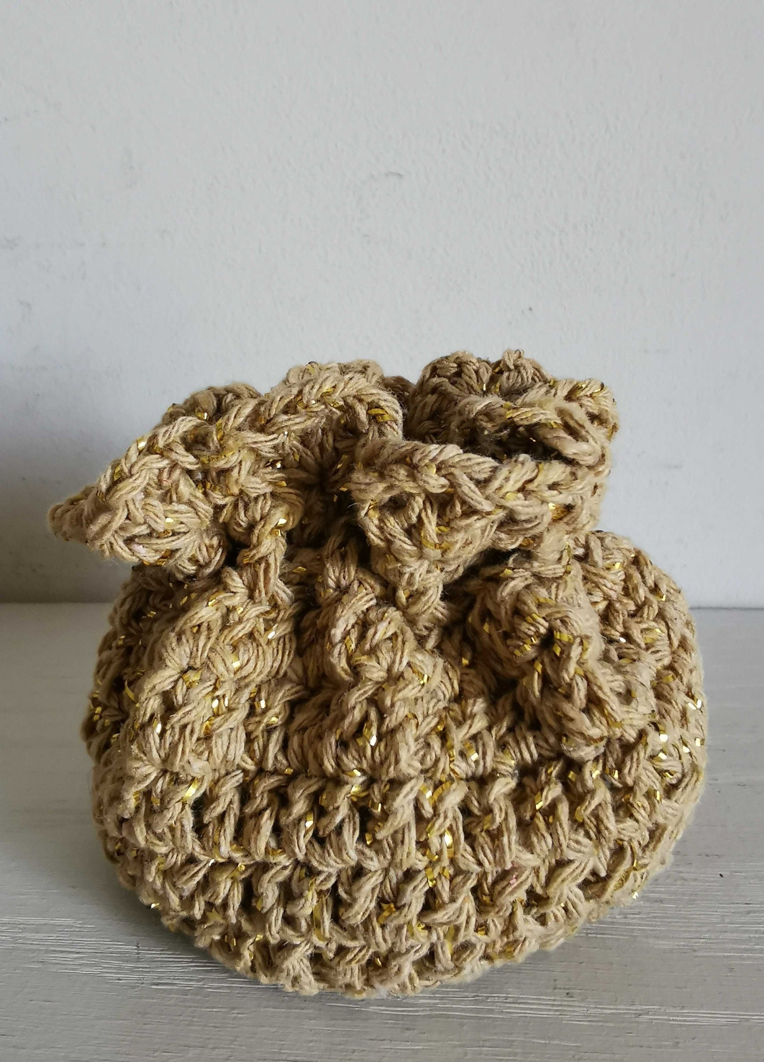 Crocheted coin purse