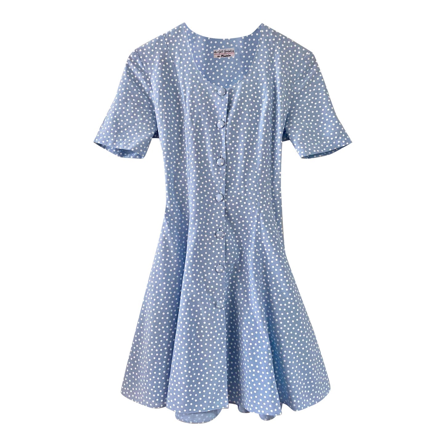 Polka dot mini dress