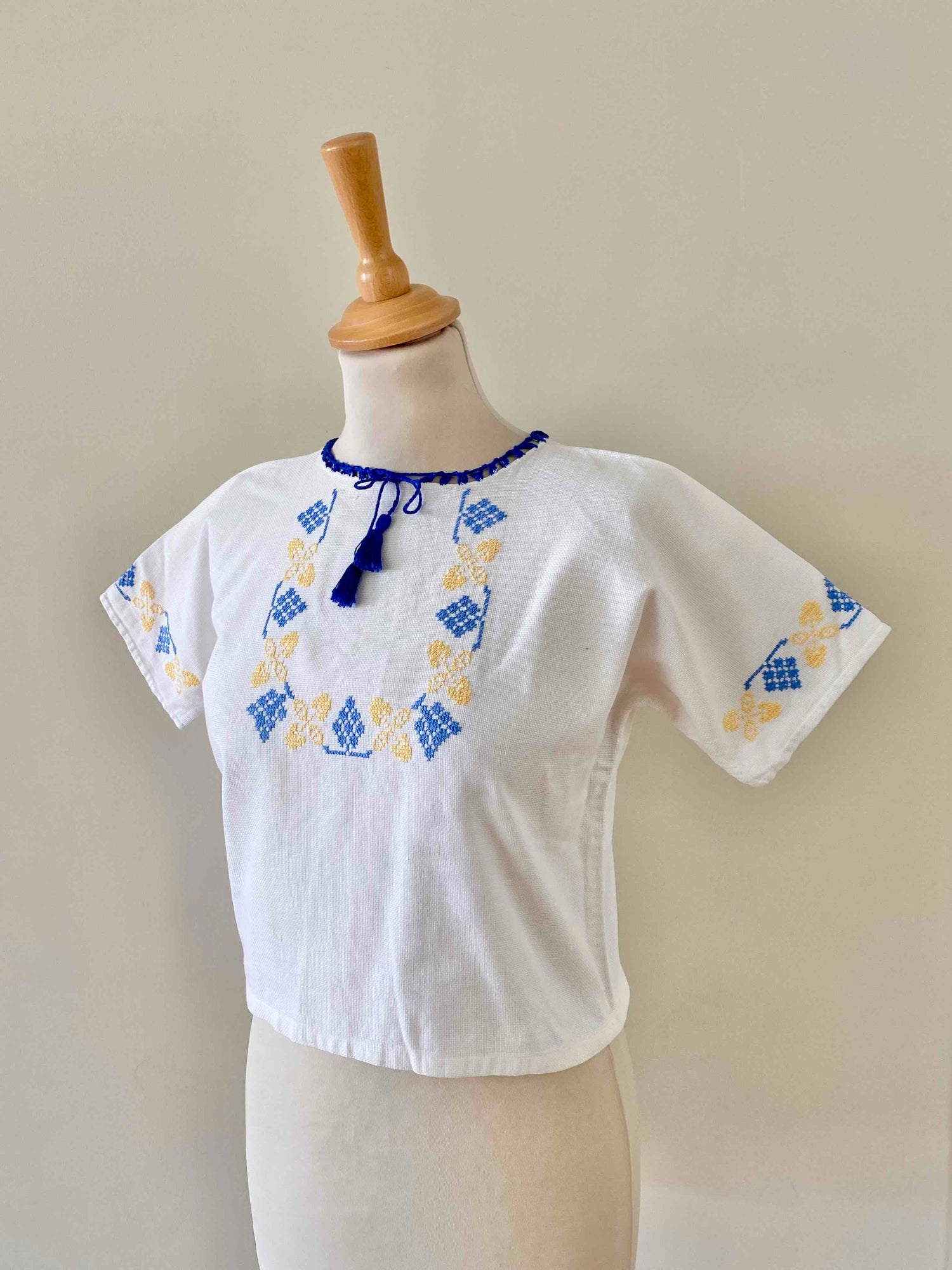 Crop Top brodé 70’s
