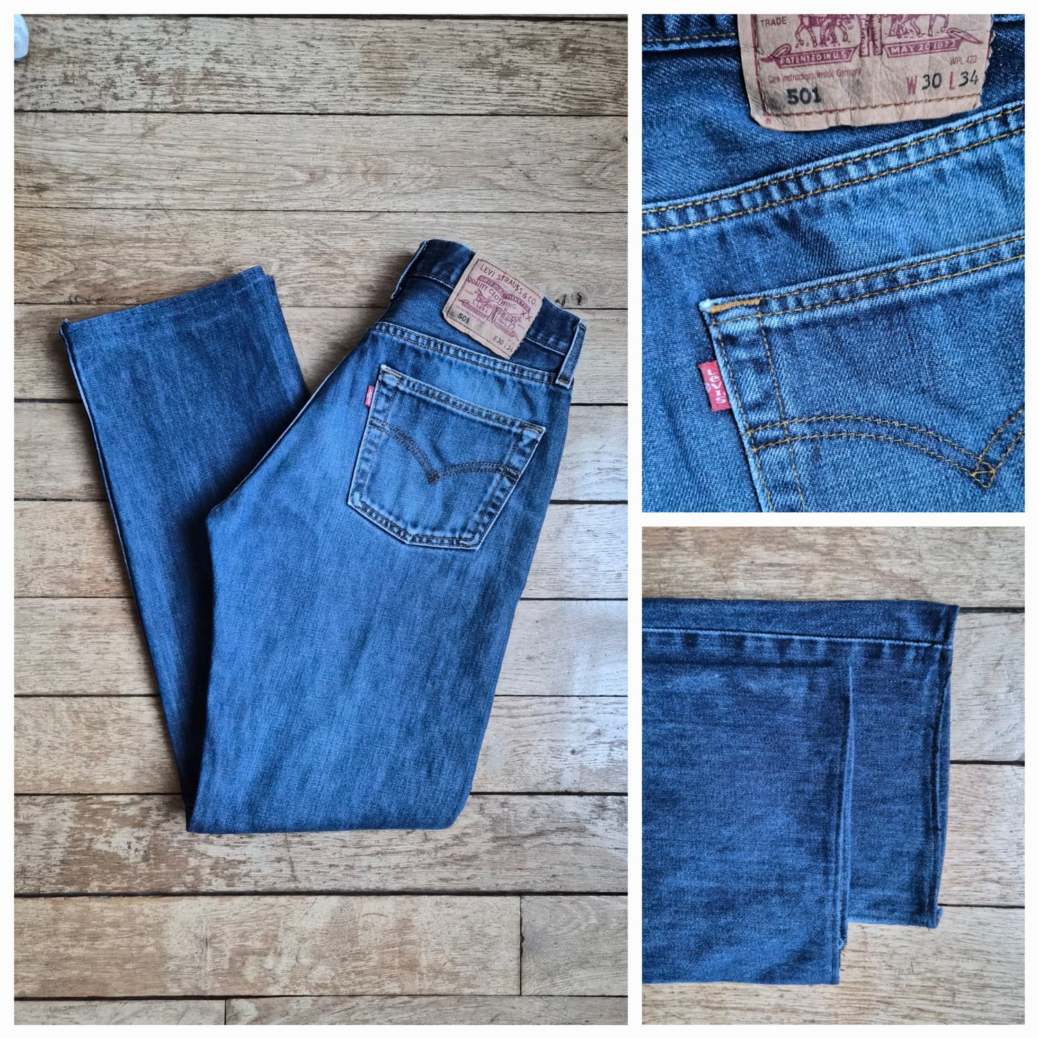Jean Levi’s 501 W30 L34