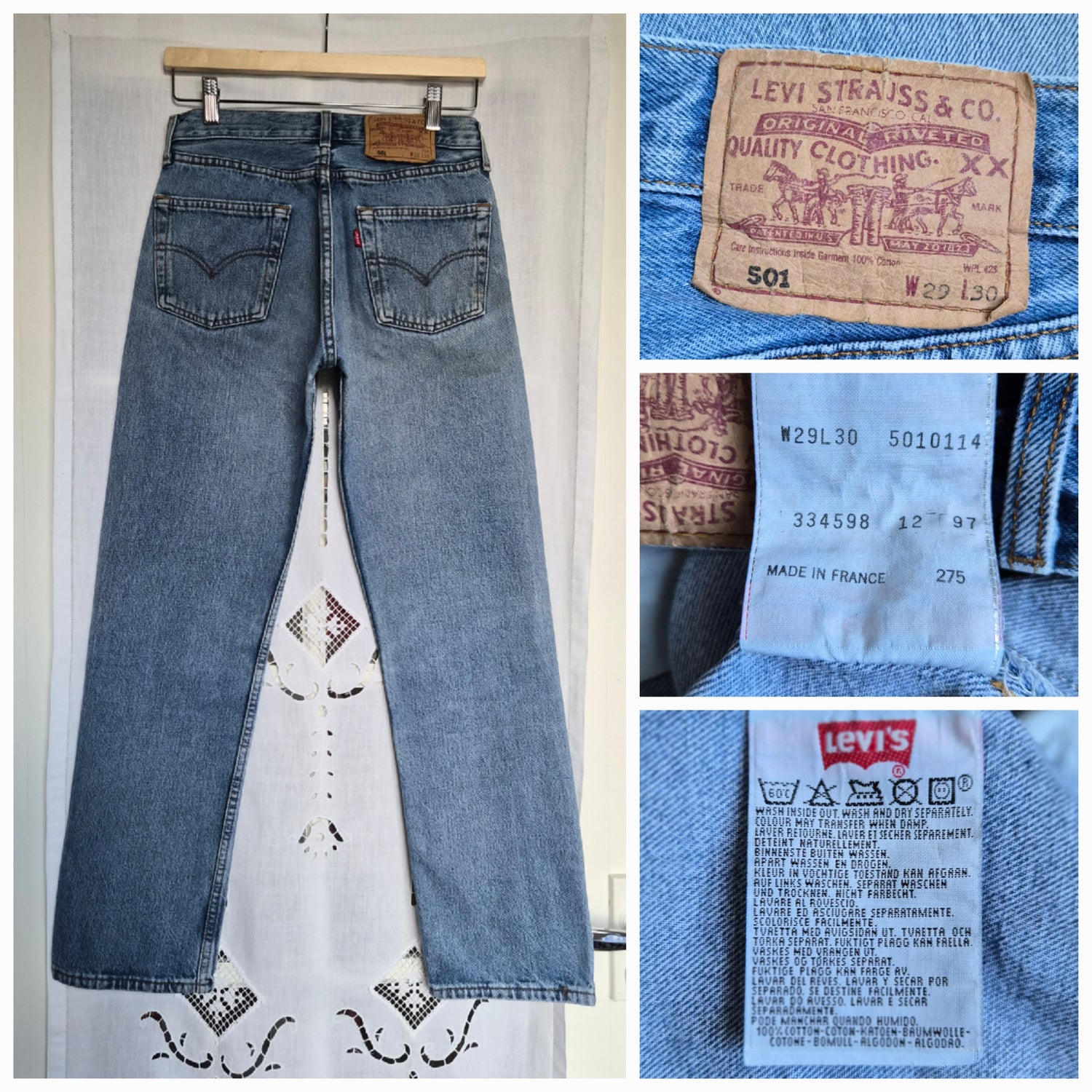Jean Levi’s 501 W29 L30