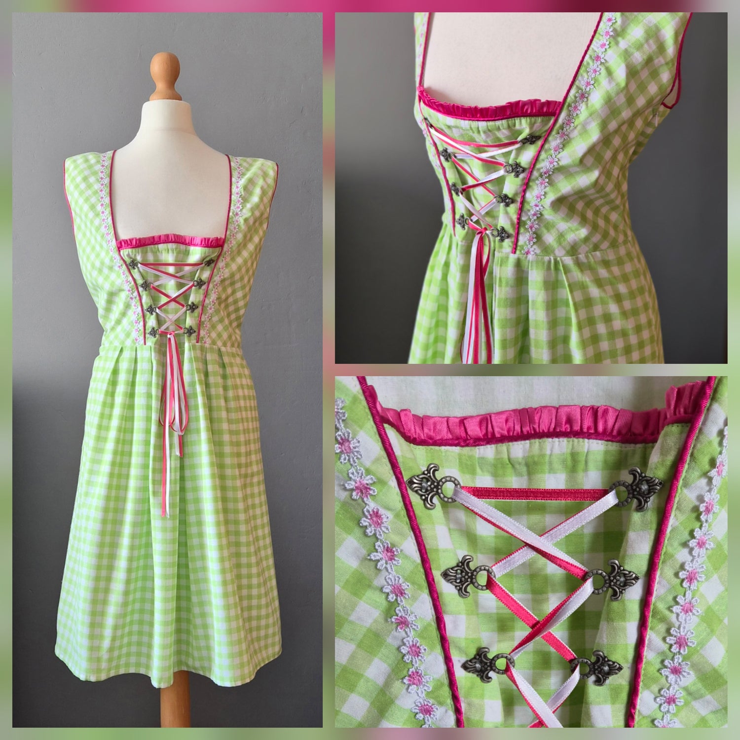 Robe Autrichienne vichy