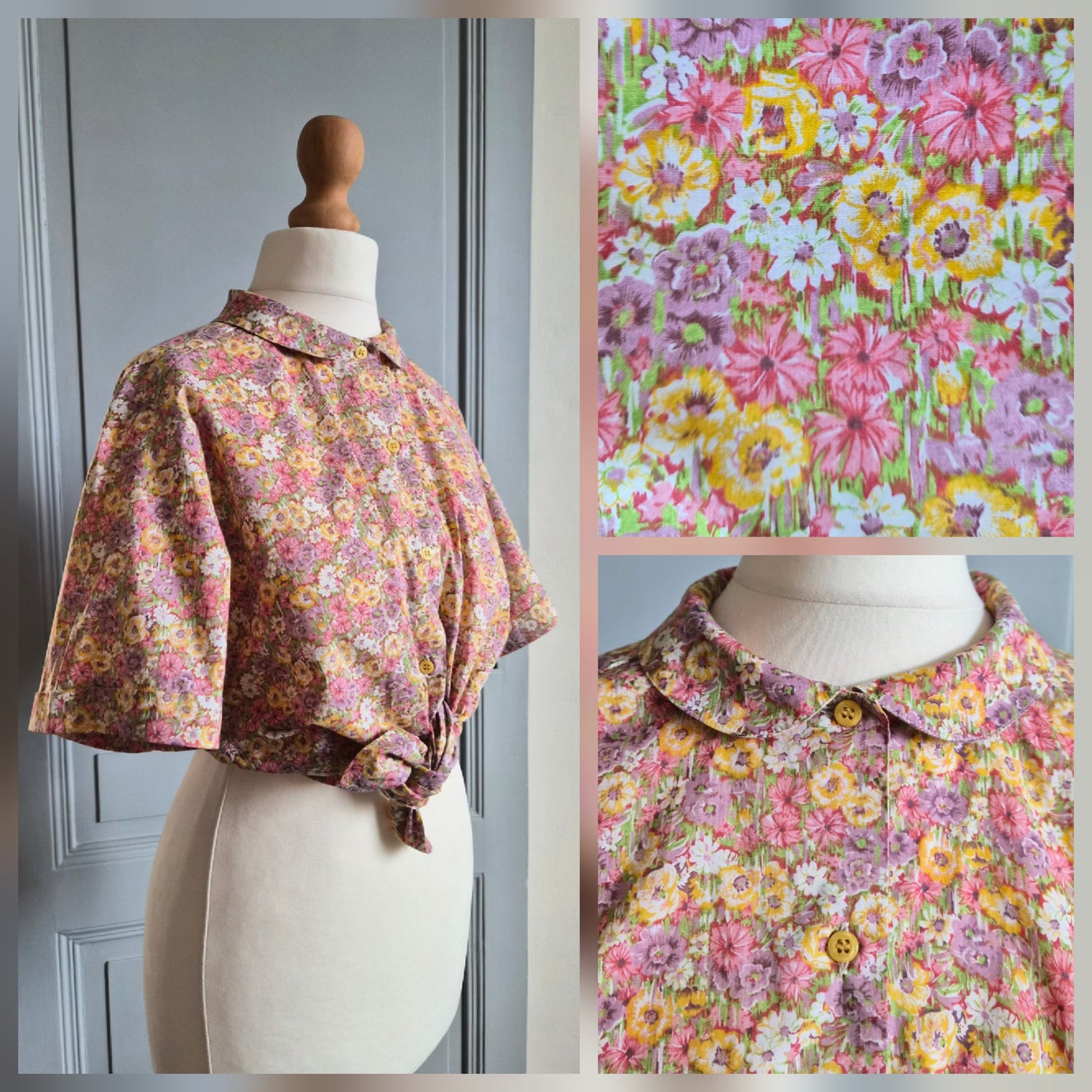Chemise à fleurs