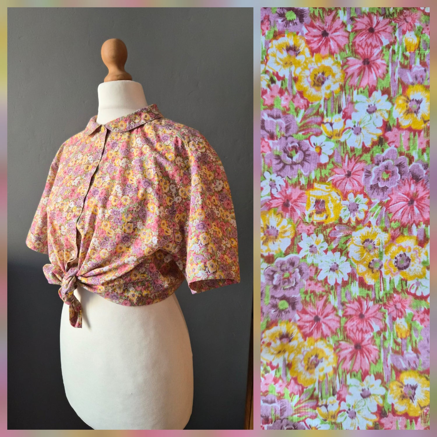 Chemise à fleurs