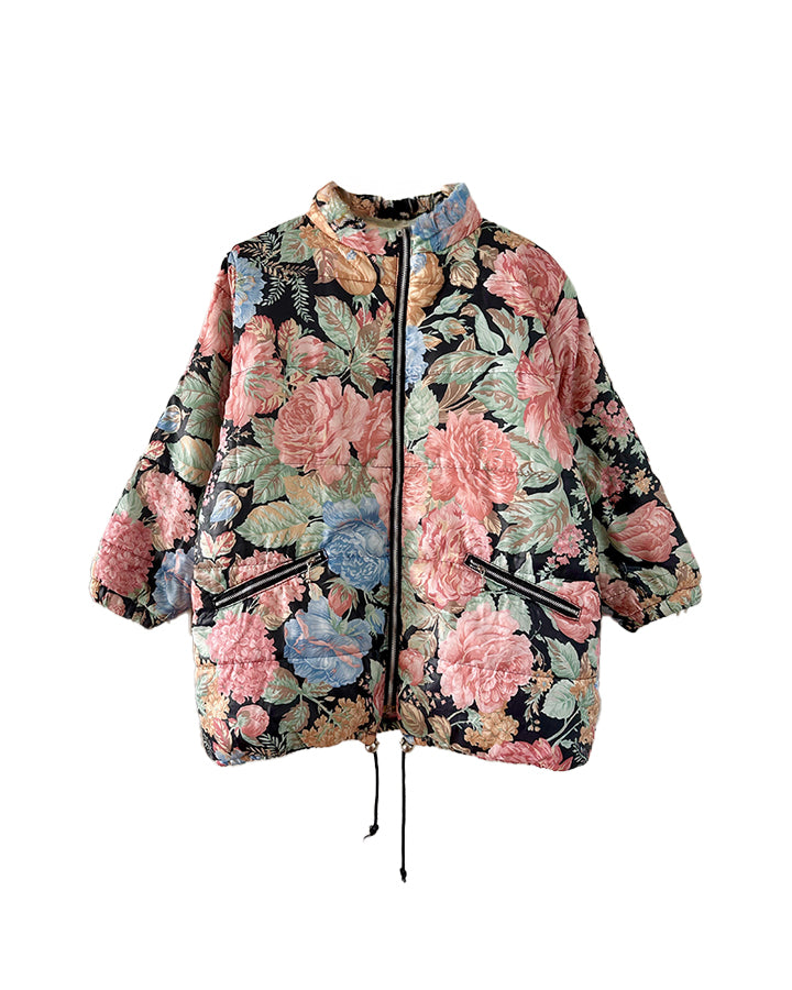 Doudoune à fleurs