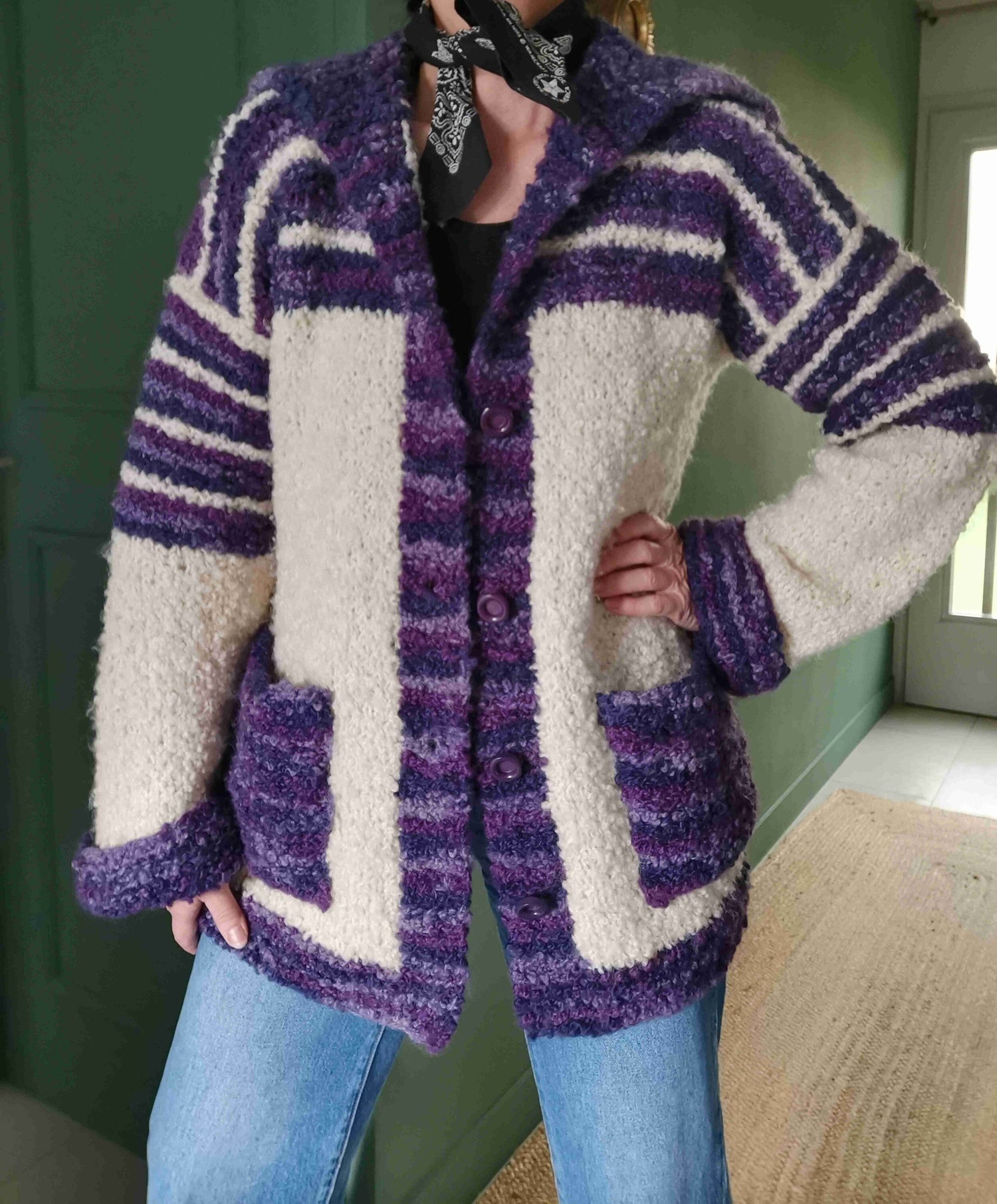 Knitted jacket