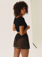 Short Black Bridge Transparent