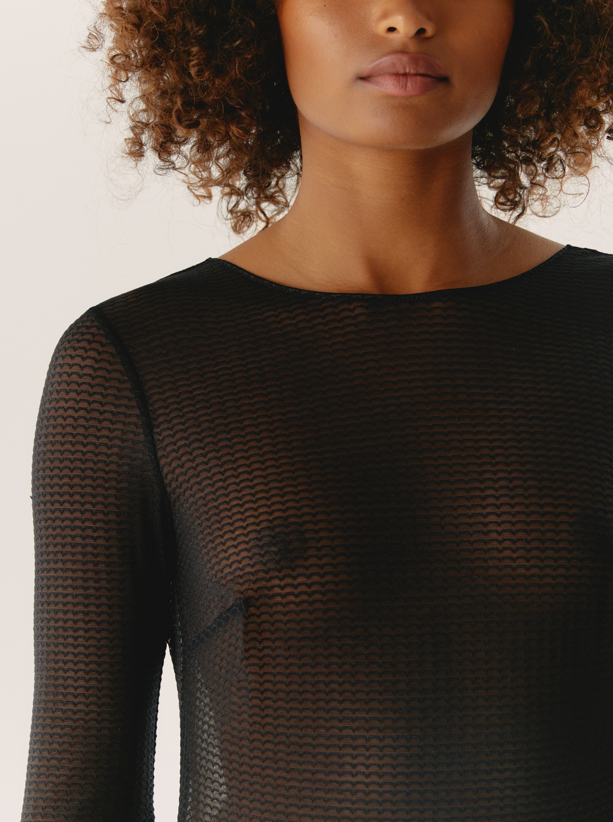 Robe Black Bridge Dentelle Transparente