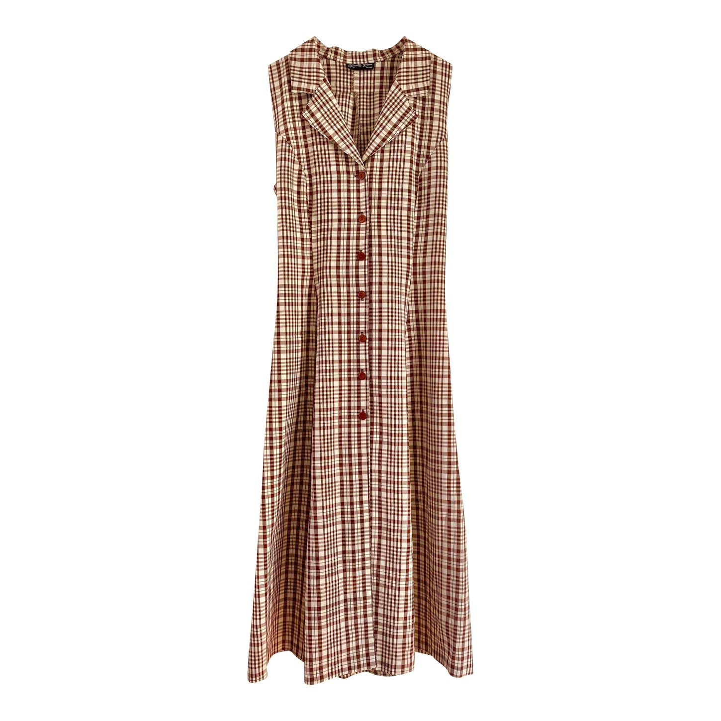 Vichy shirt dress