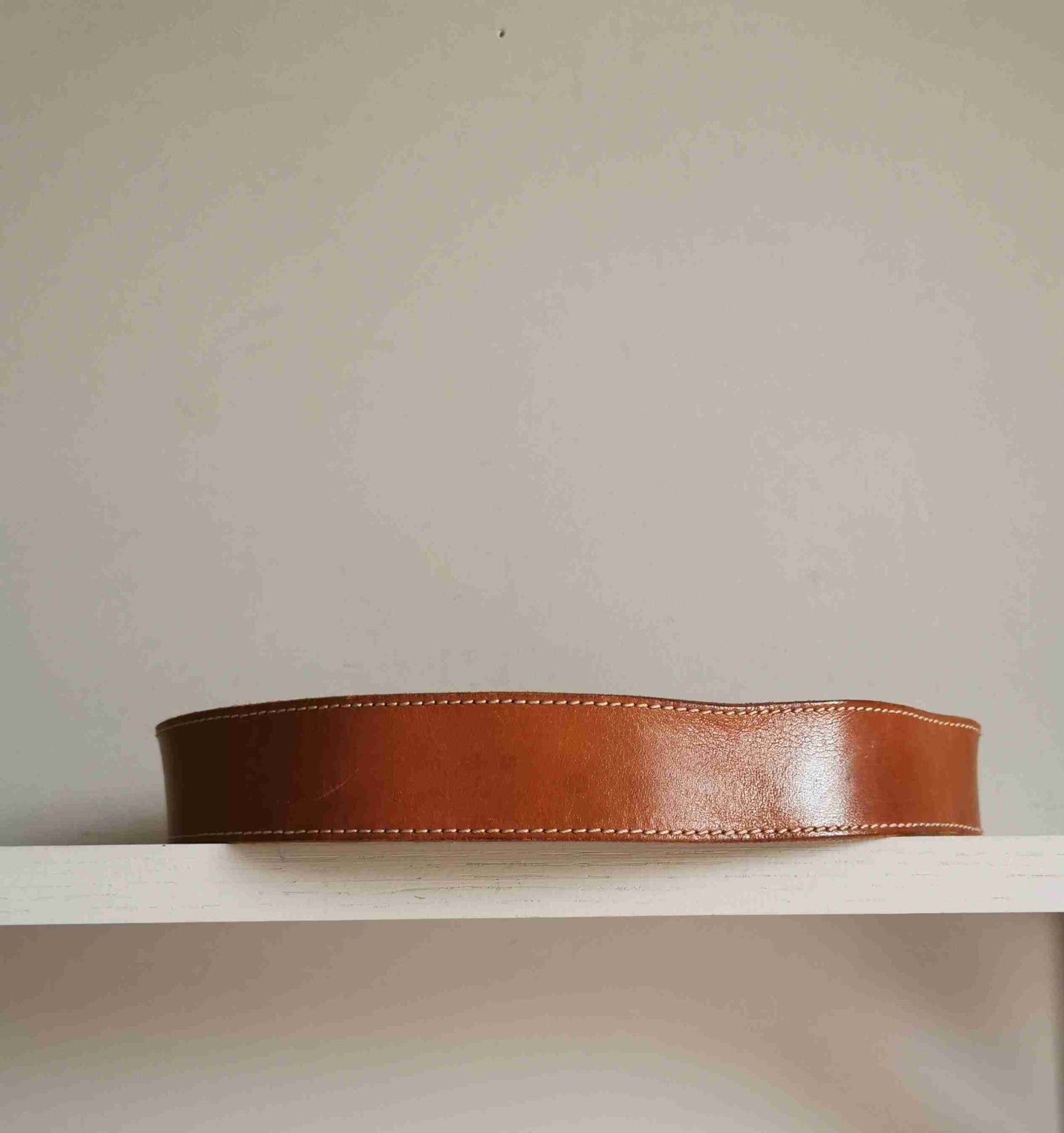 Leather belt