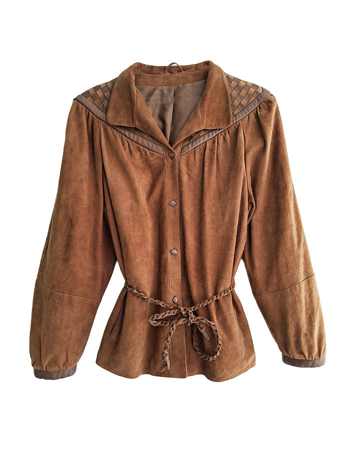 Saharienne Daim Et Cuir