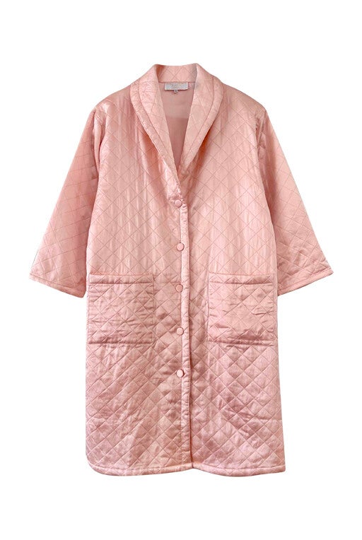 Quilted silk coat