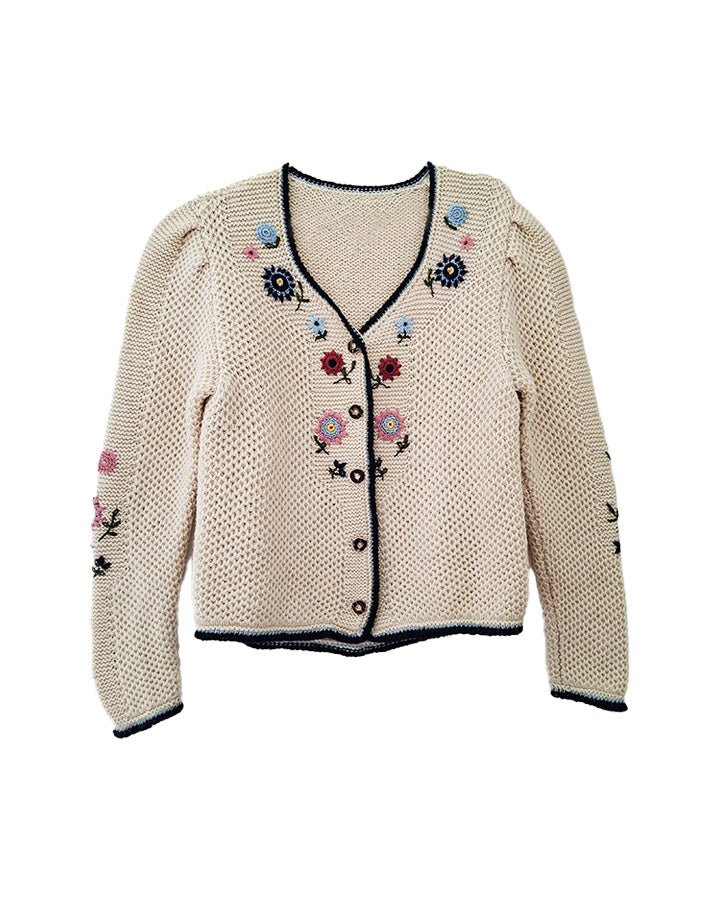 Cardigan Autrichien brodé
