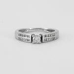 Bague Diamants Or Blanc