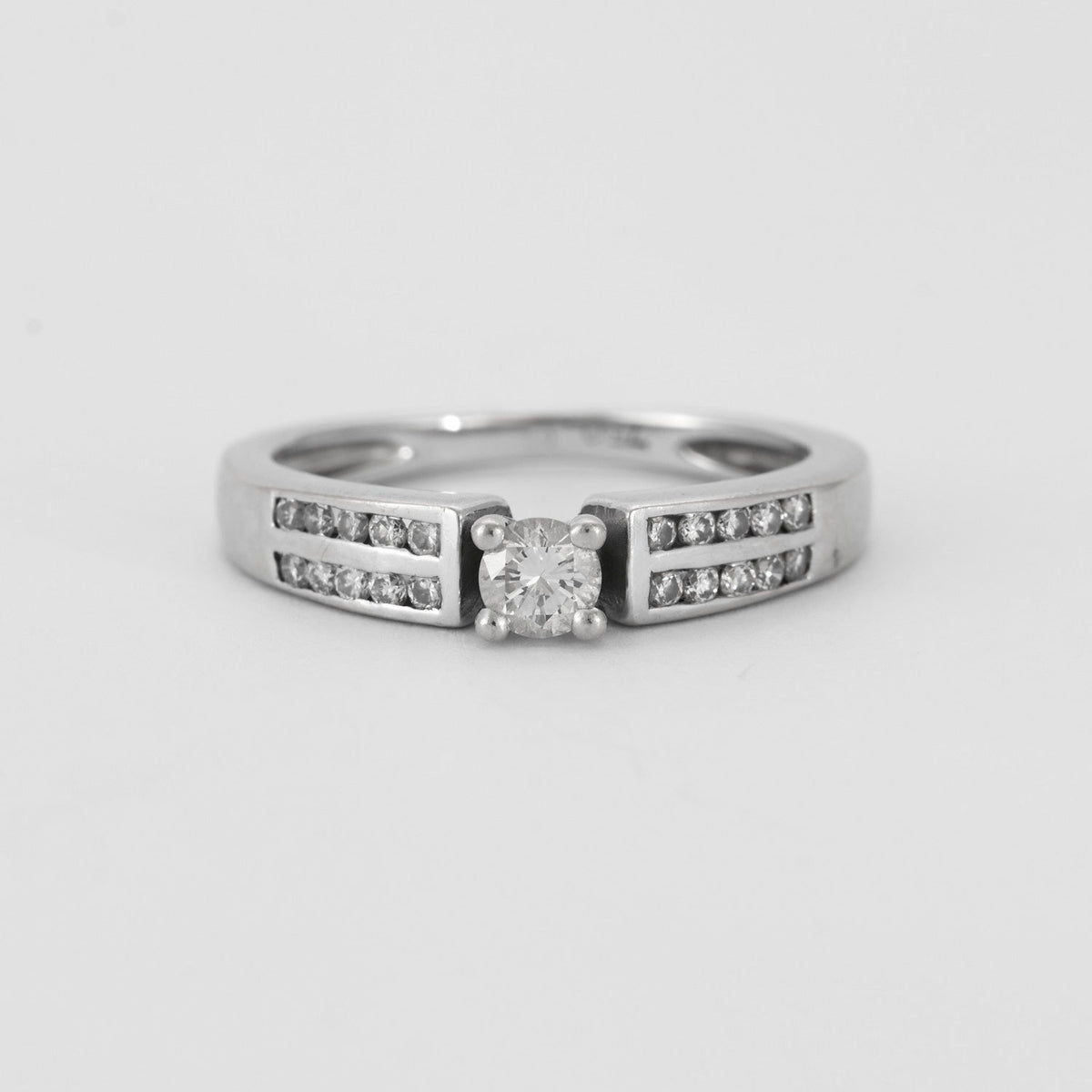 Bague Diamants Or Blanc