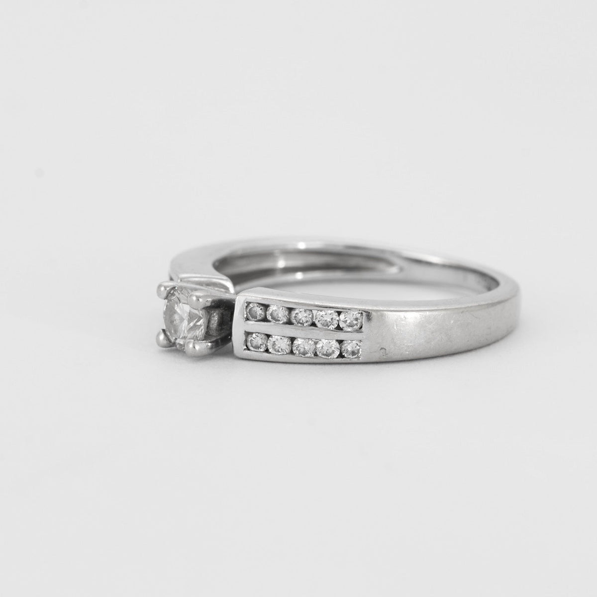 Bague Diamants Or Blanc
