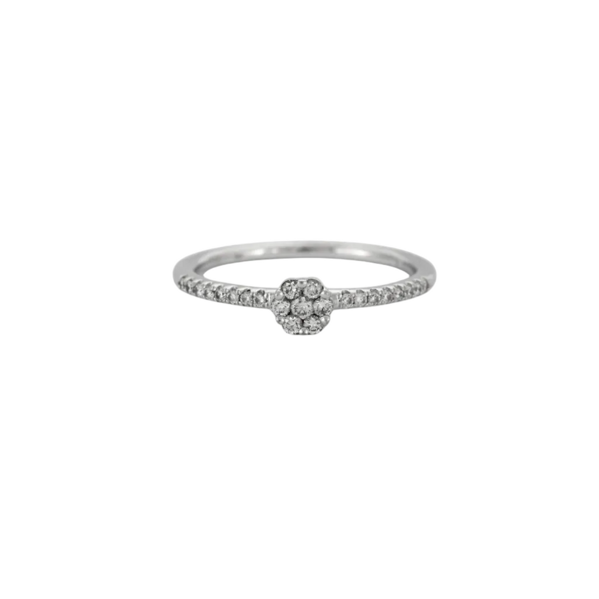 Bague Diamants Or Blanc