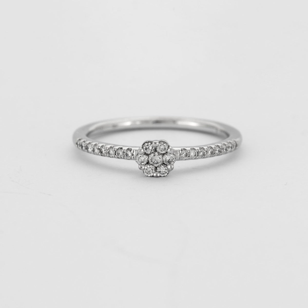 Bague Diamants Or Blanc