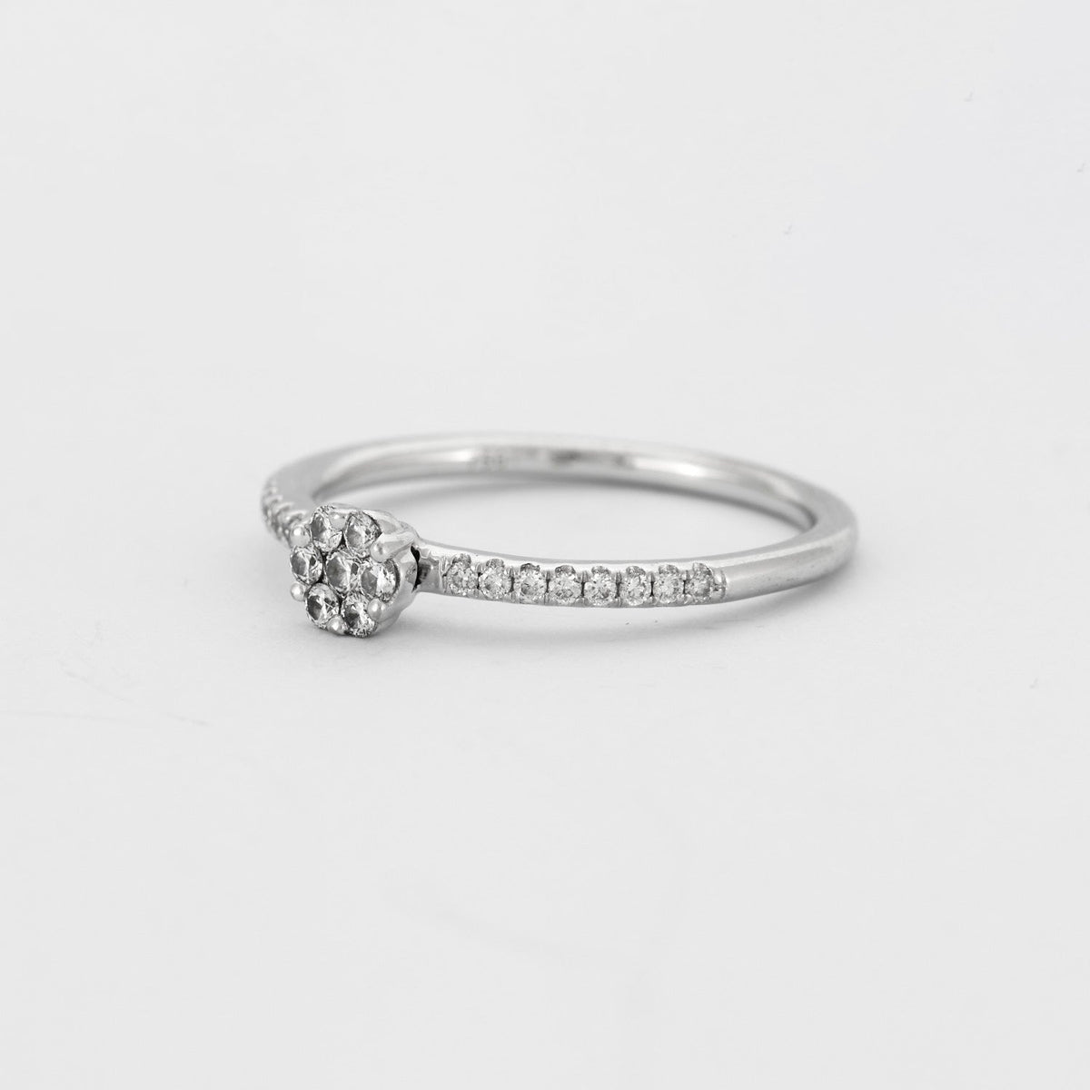 Bague Diamants Or Blanc