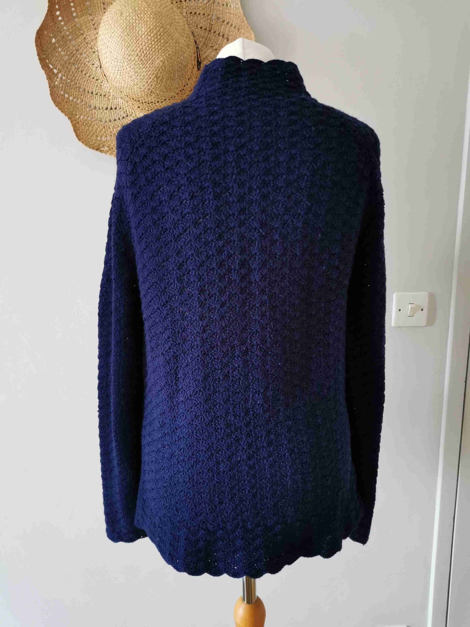 Crocheted cardigan