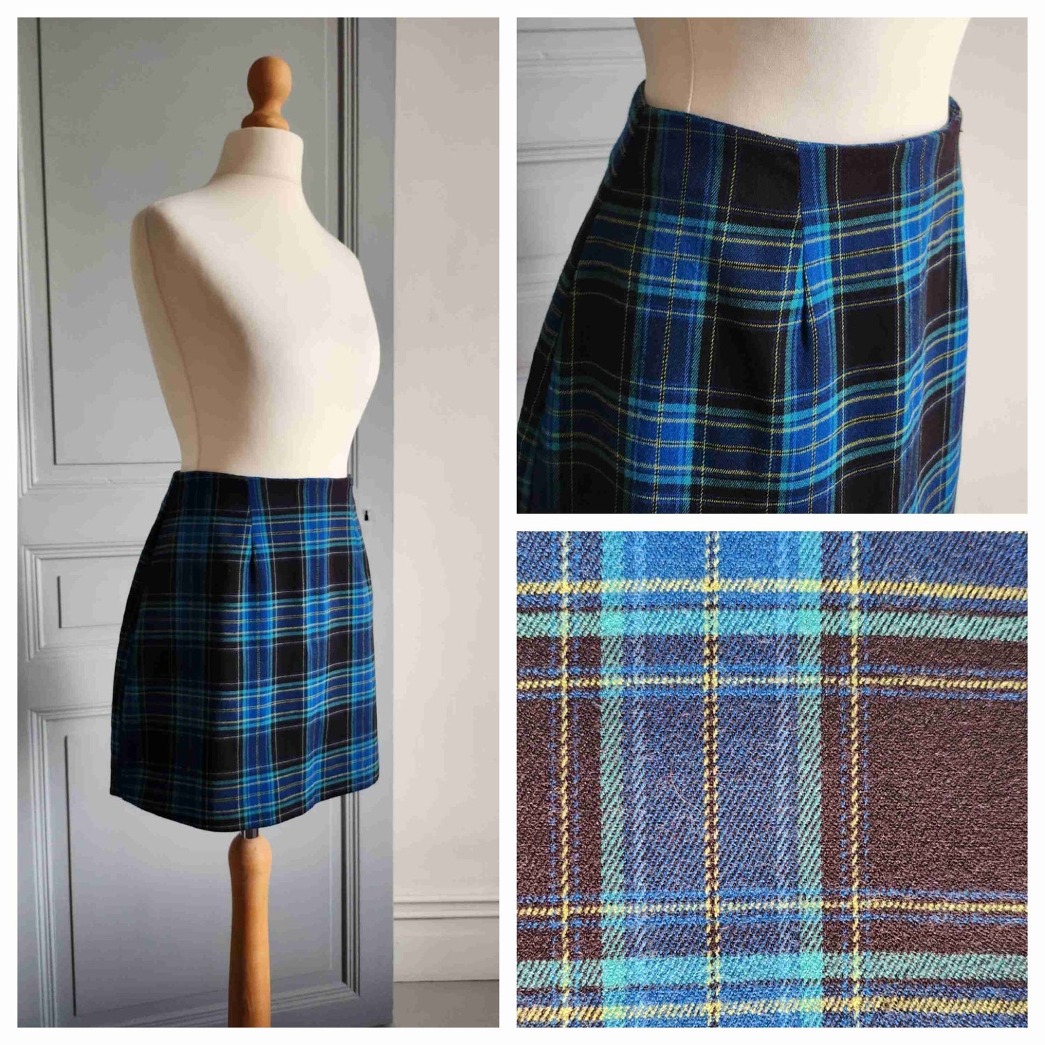 Mini jupe en tartan
