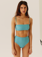 Culotte Haute Blue Chain Doublé