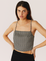 Top Flower Field Crop Top