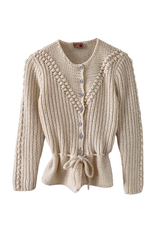 Wool cardigan