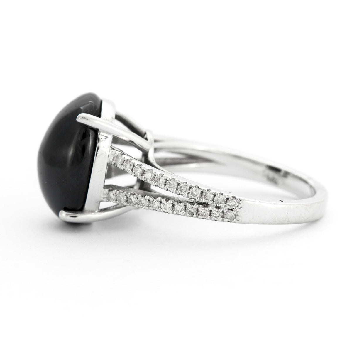 Bague Saphir Cabochon Diamants