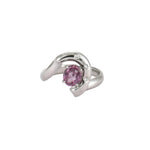 Bague Saphir rose Diamants