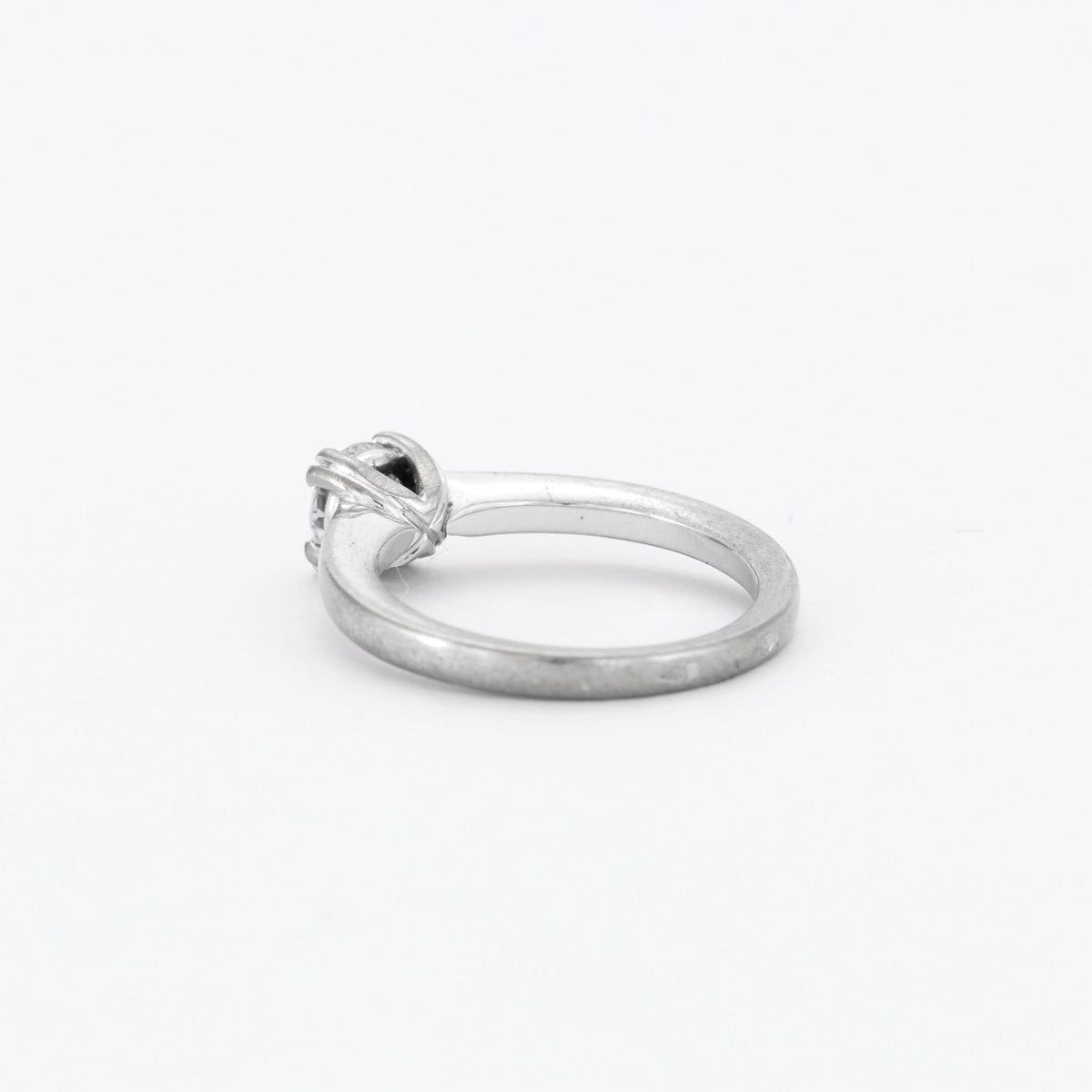 Bague Solitaire Diamant Or Blanc