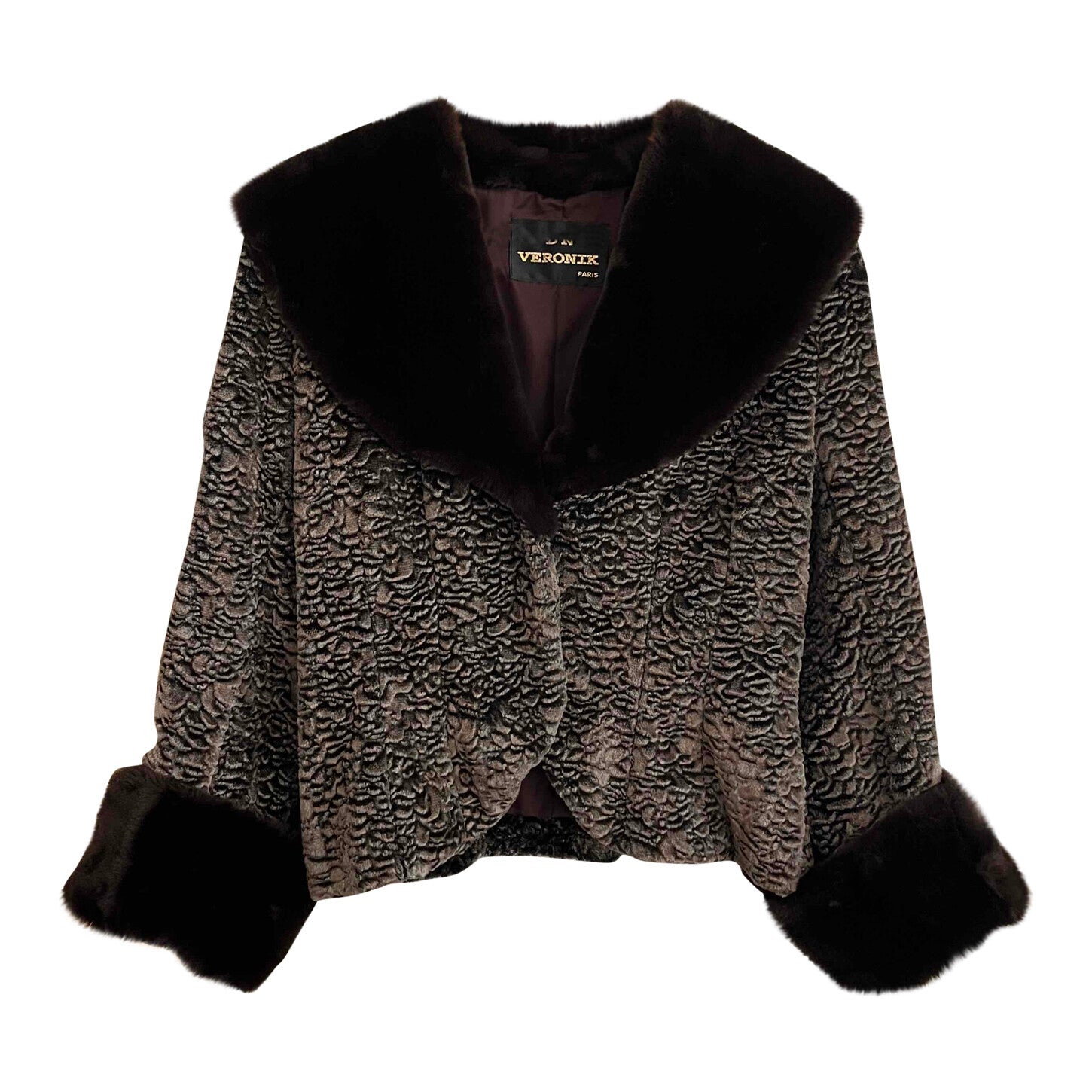 Veste en fausse fourrure