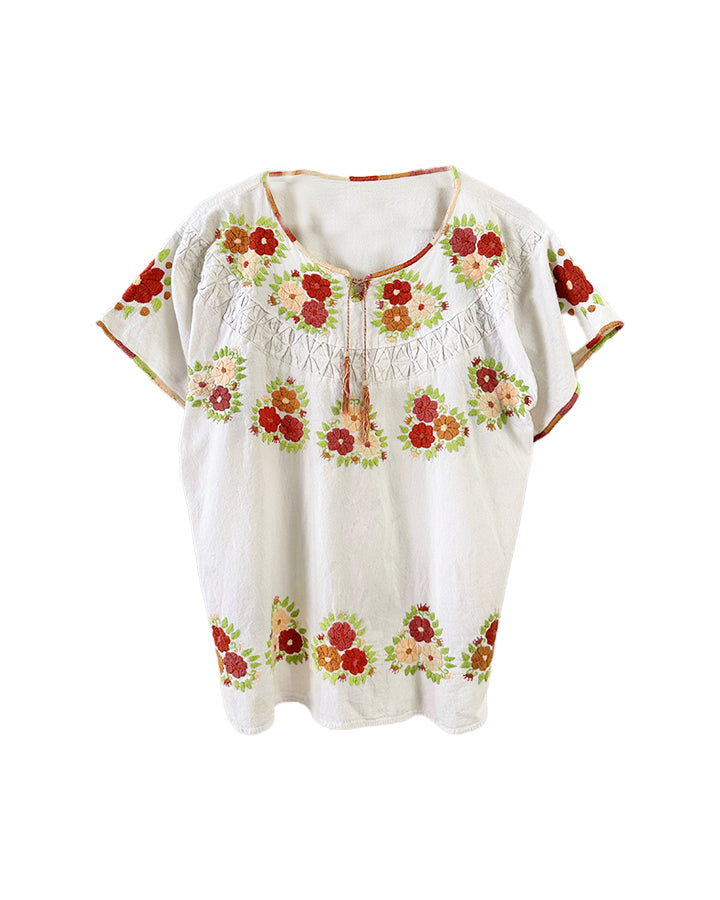 Blouse brodée Mexicaine
