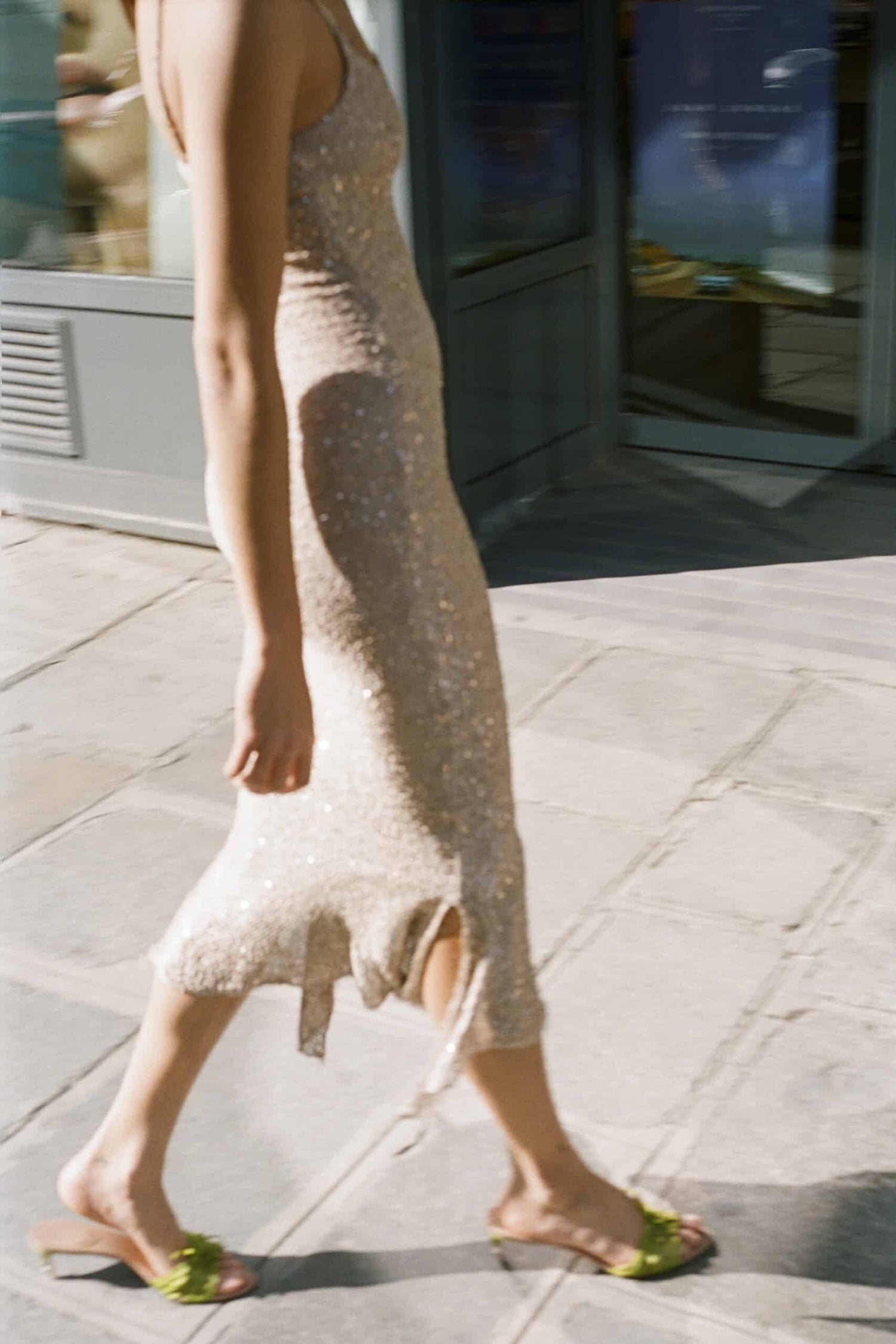 Longue Robe Sirène Marron Clair Tristana