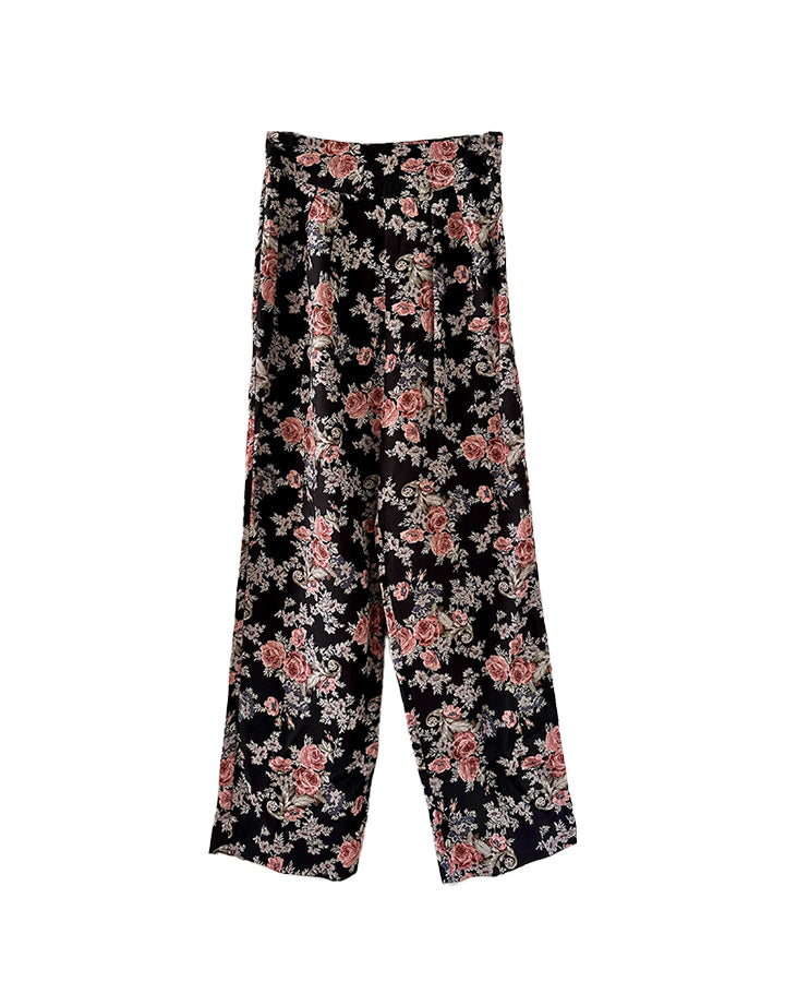 Pantalon à fleurs Laura Ashley