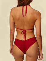 Triangle Foulard Cherry Red à nouer