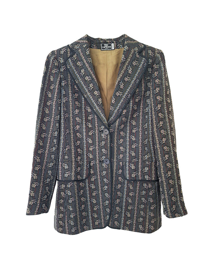 Veste à fleurs Ted Lapidus