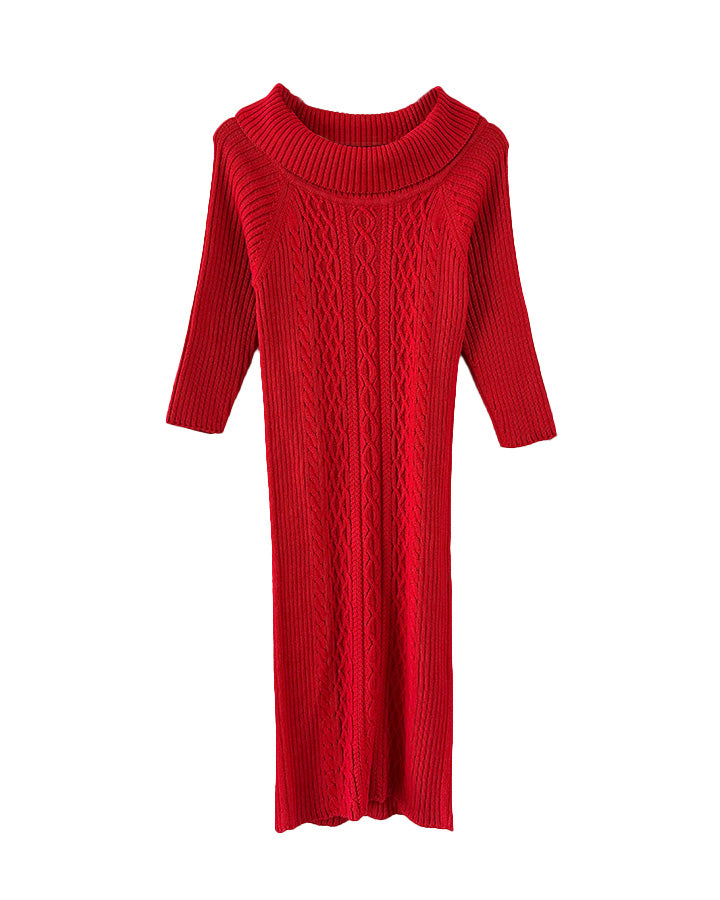 Robe Longue En Laine