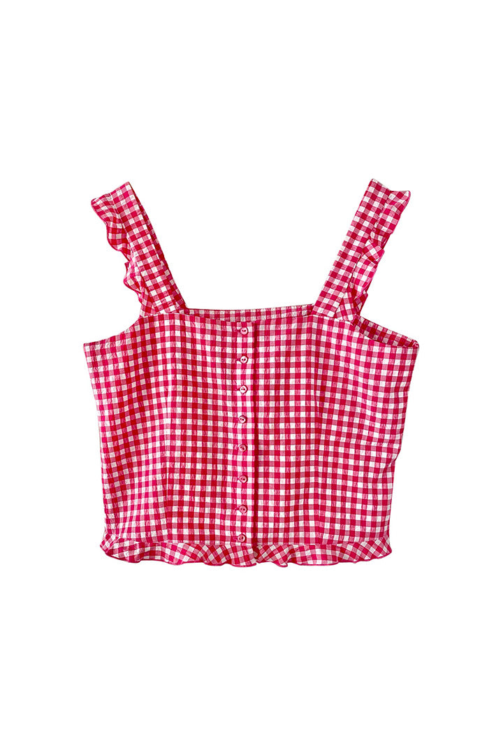 Crop top vichy