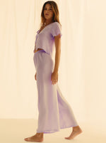 Pantalon Silky Lila Fluide