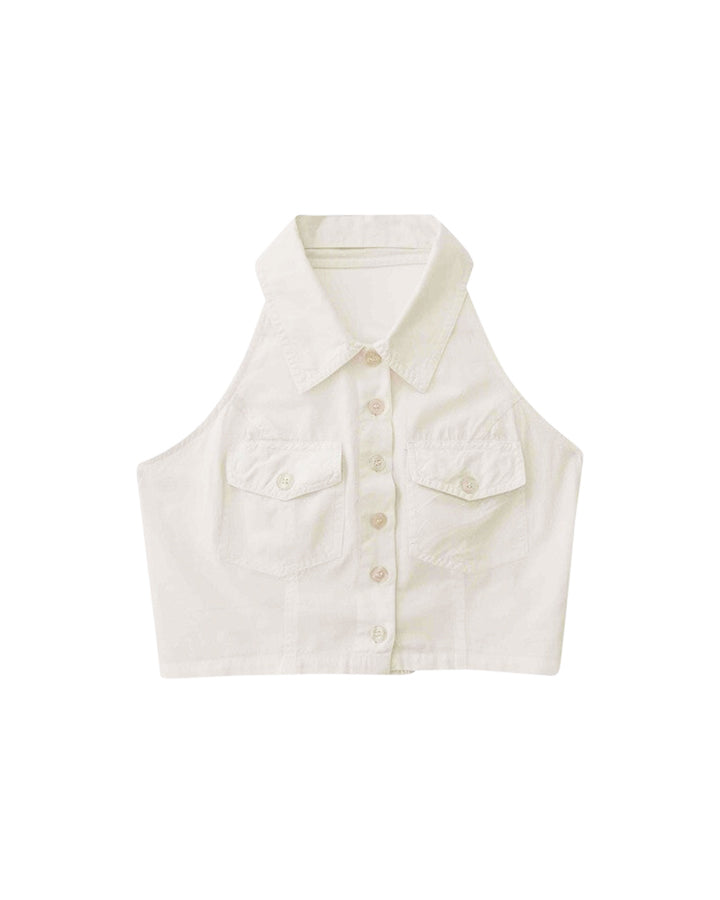 Crop top en coton